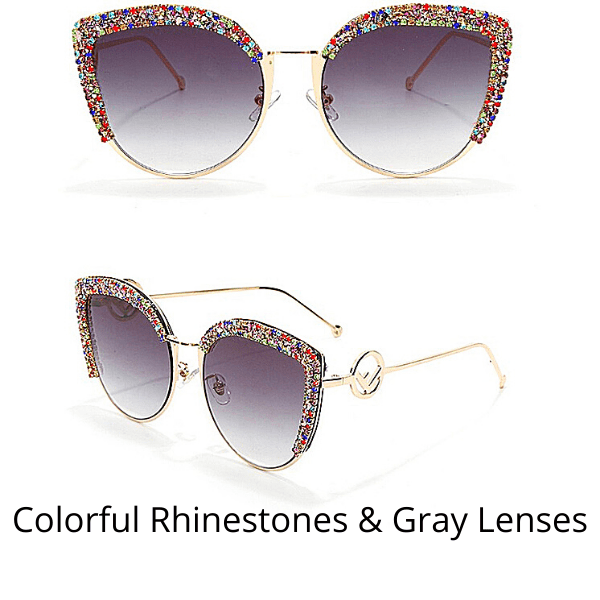 spektrum tromme Diktere Rhinestone Encrusted Sparkling Jeweled Cat Eye Women Sunglasses – Ella Moore