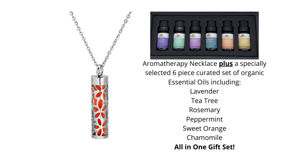 Aromatherapy essential oil diffuser on sale necklace