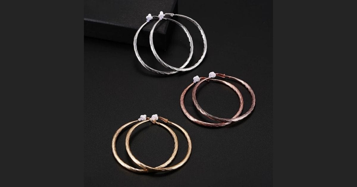 Lavishly Large Twist Hoop Clip On Earrings - Ella Moore